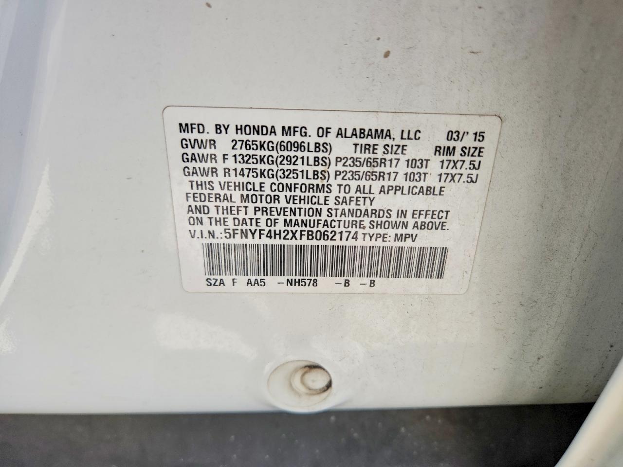Honda Pilot Lx