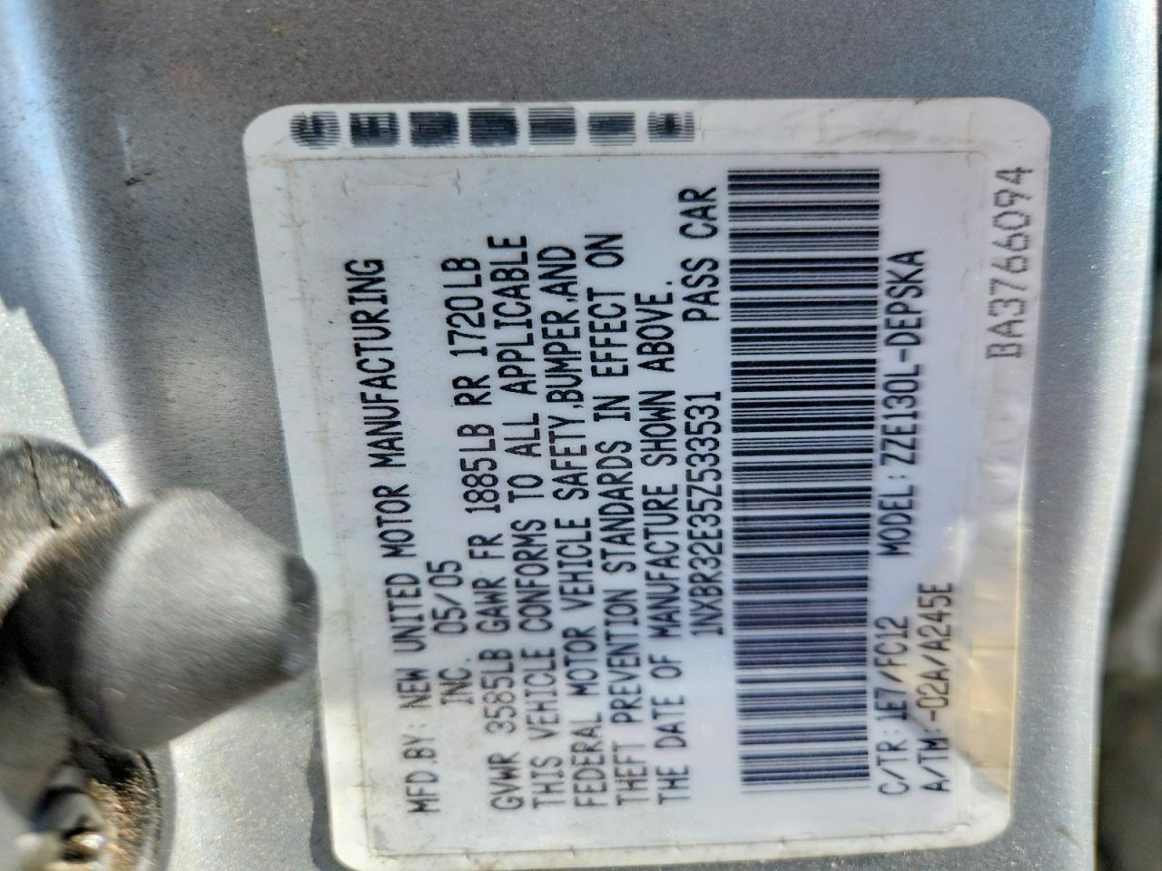 Toyota Corolla S