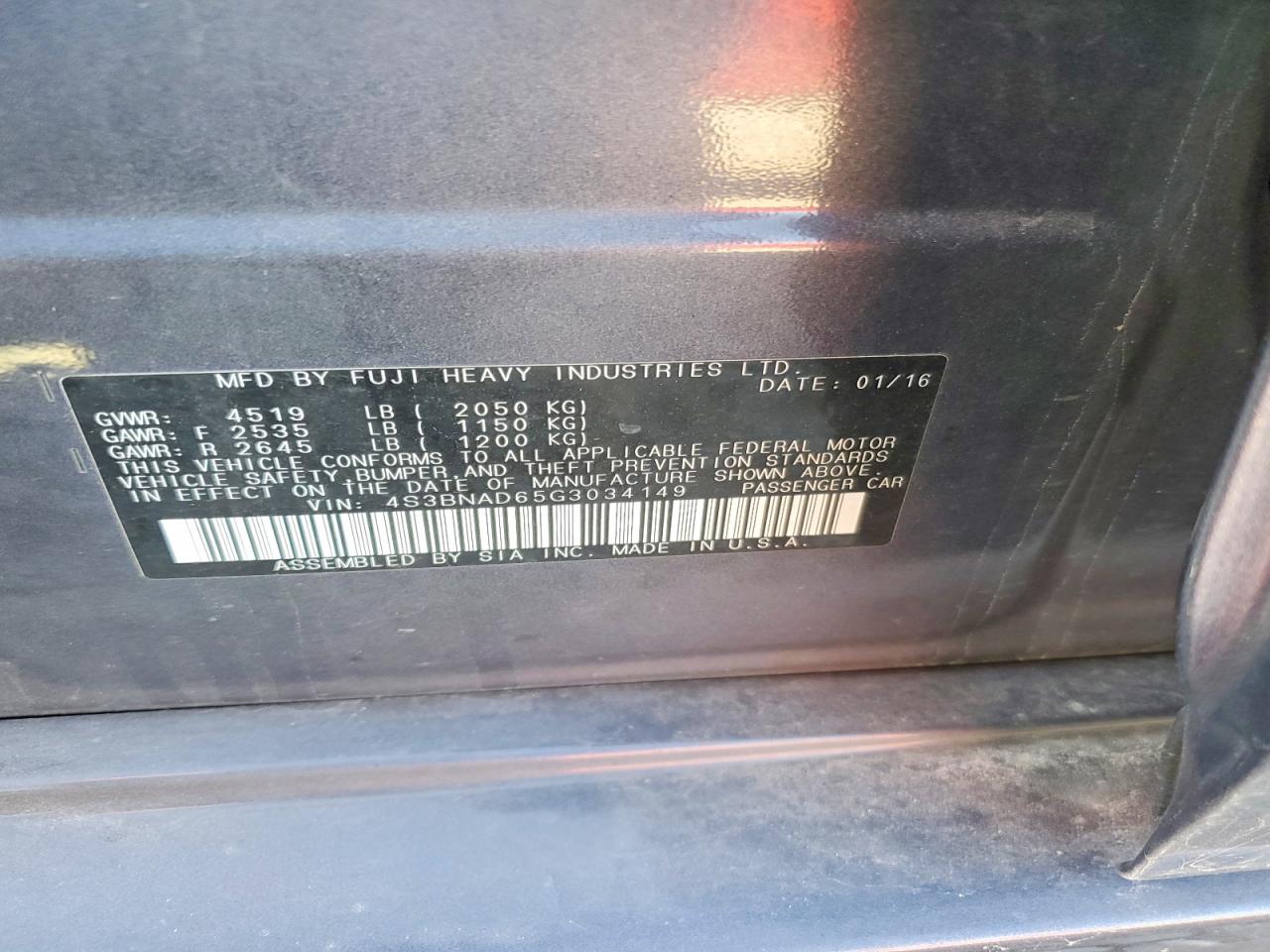 Subaru Legacy 2.5i Premium
