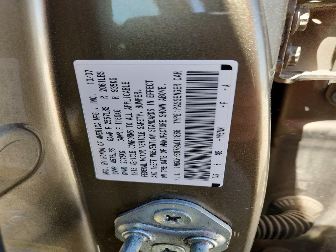 Honda Accord Exl