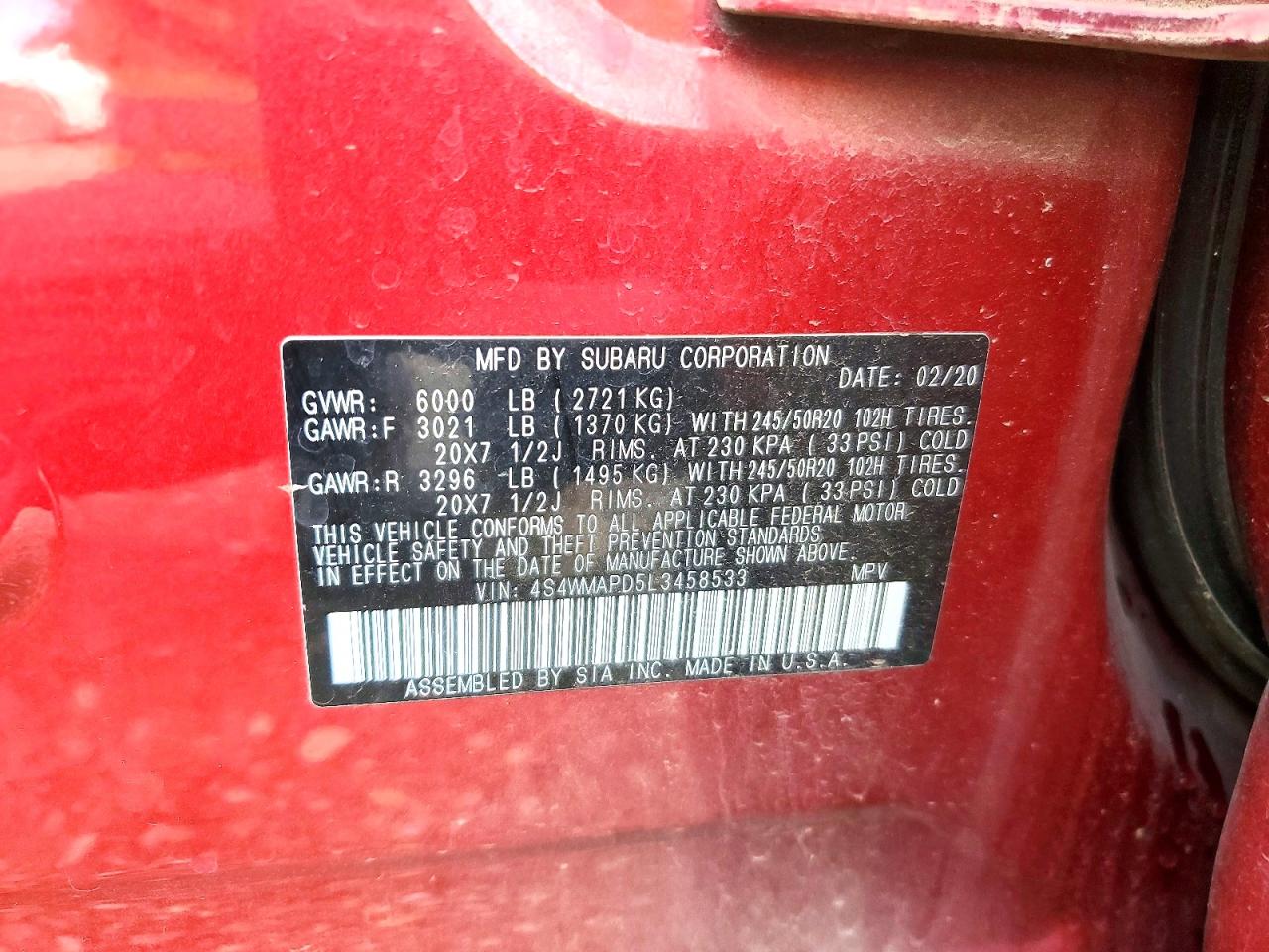 Subaru Ascent Limited