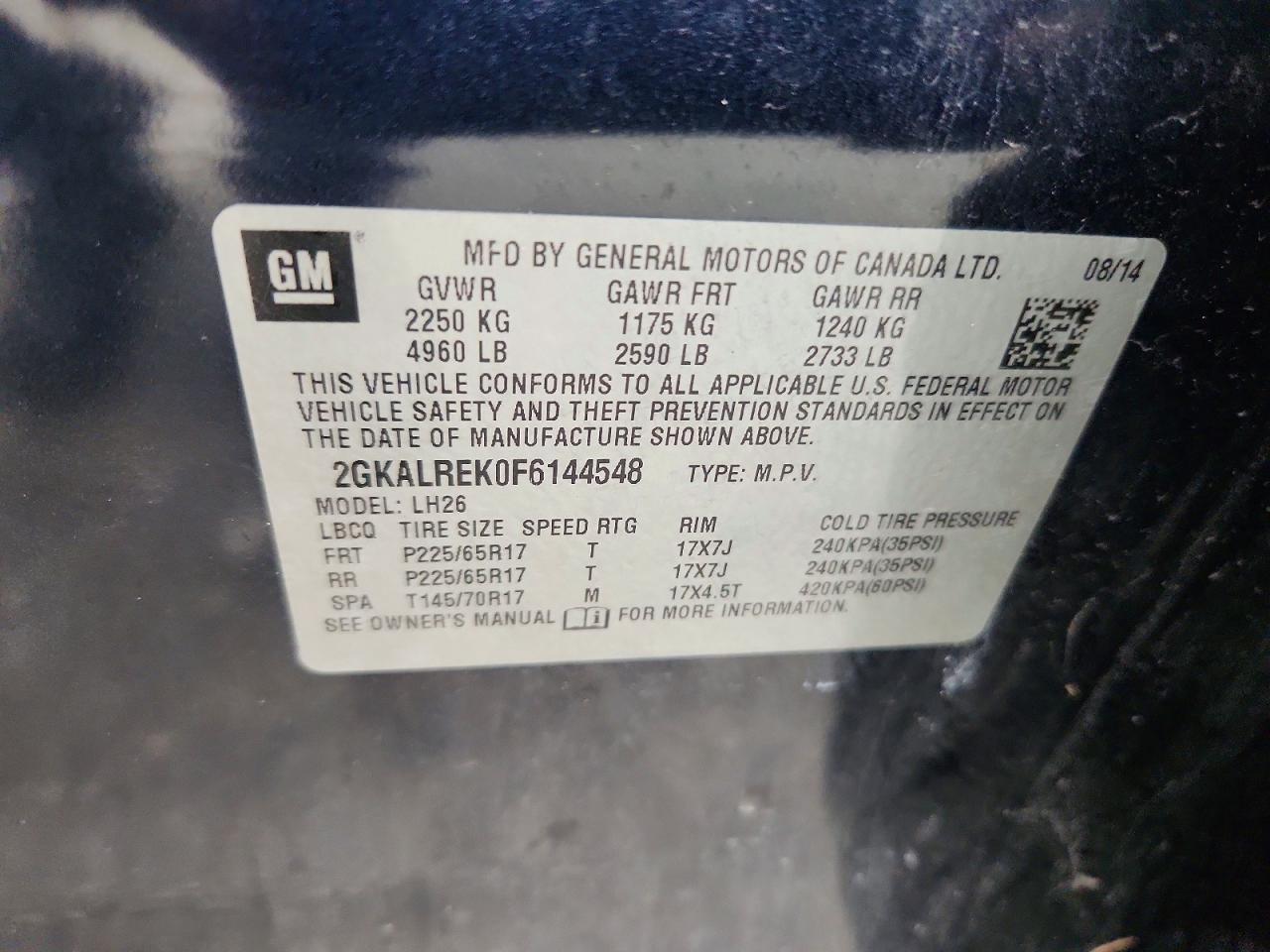GMC Terrain Sle