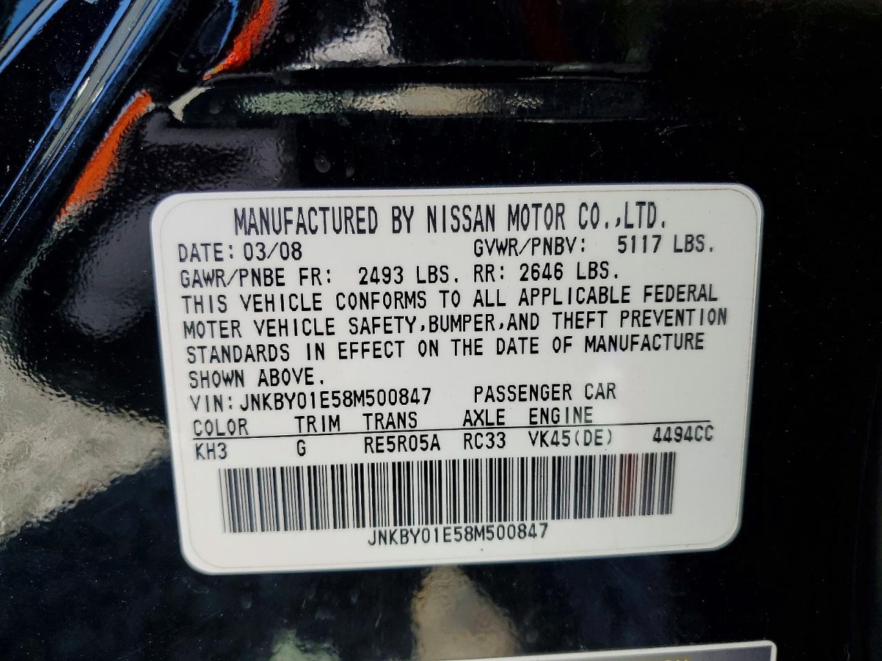 INFINITI M45 Base