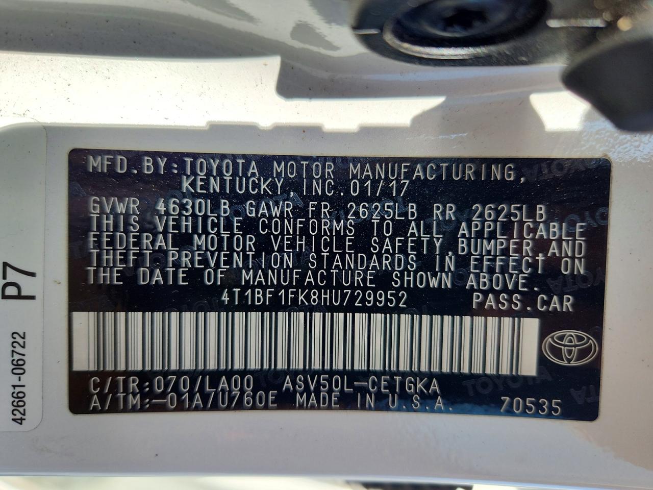 Toyota Camry Xle