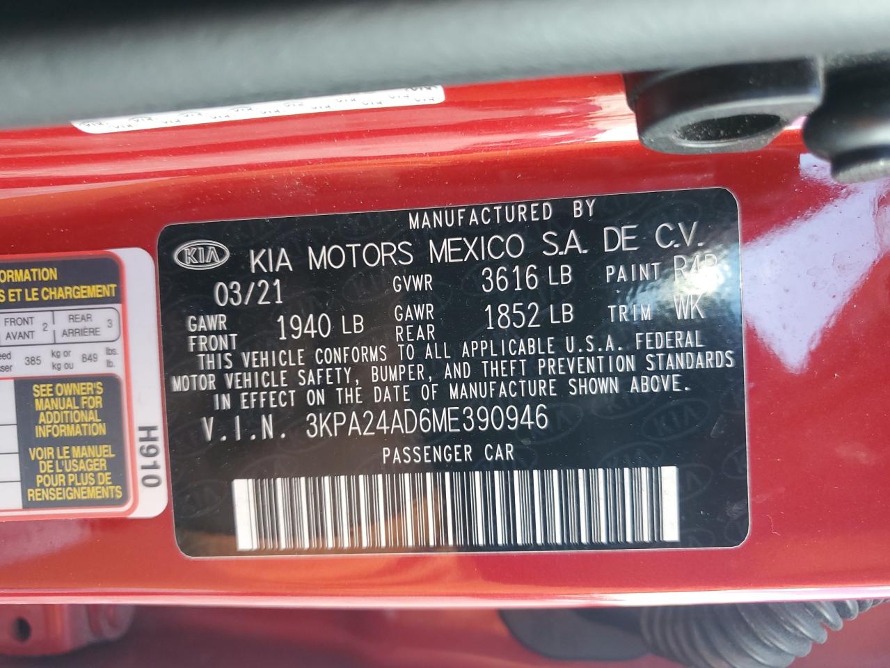 Kia Rio Lx