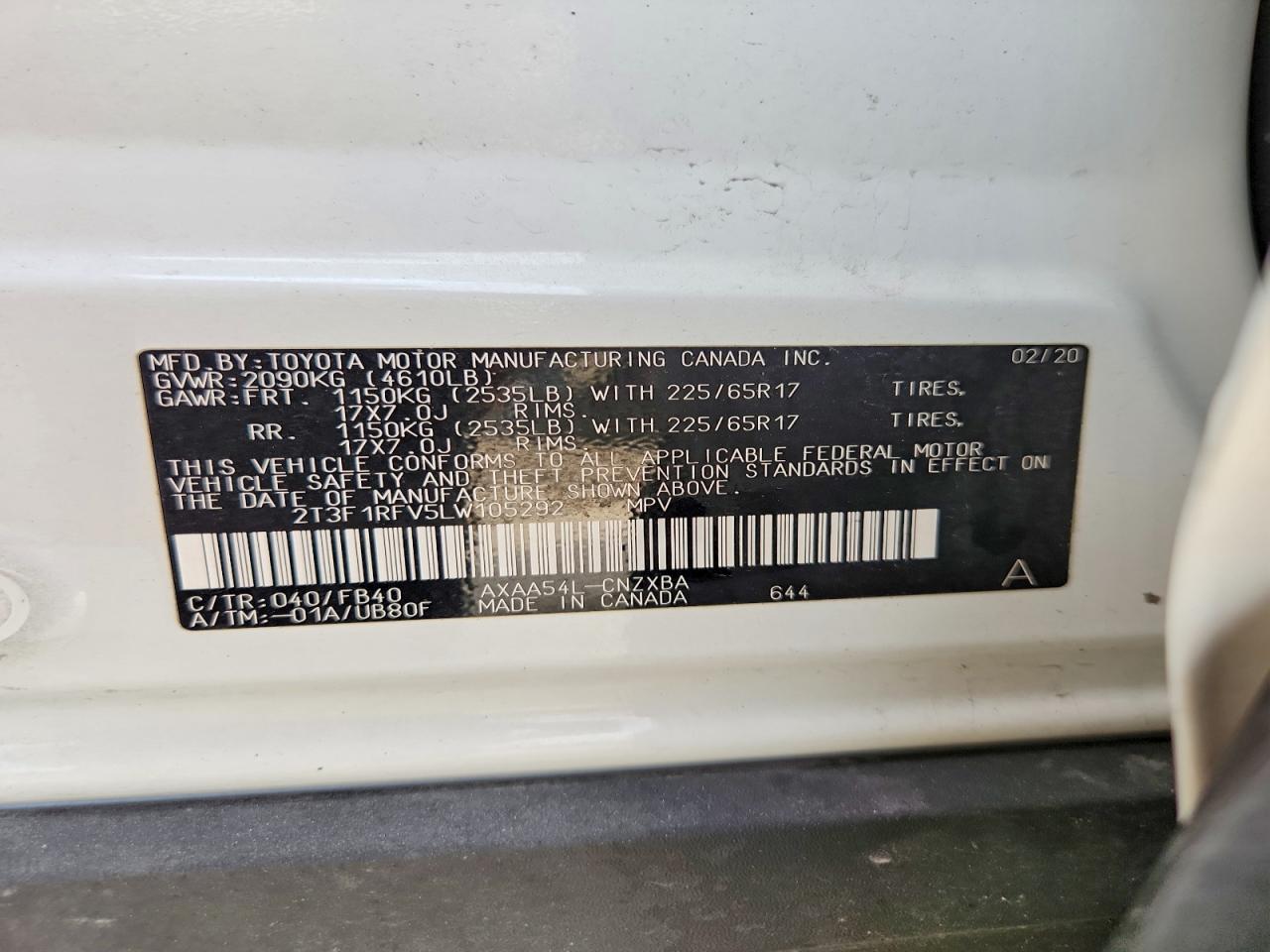 Toyota RAV4 Le