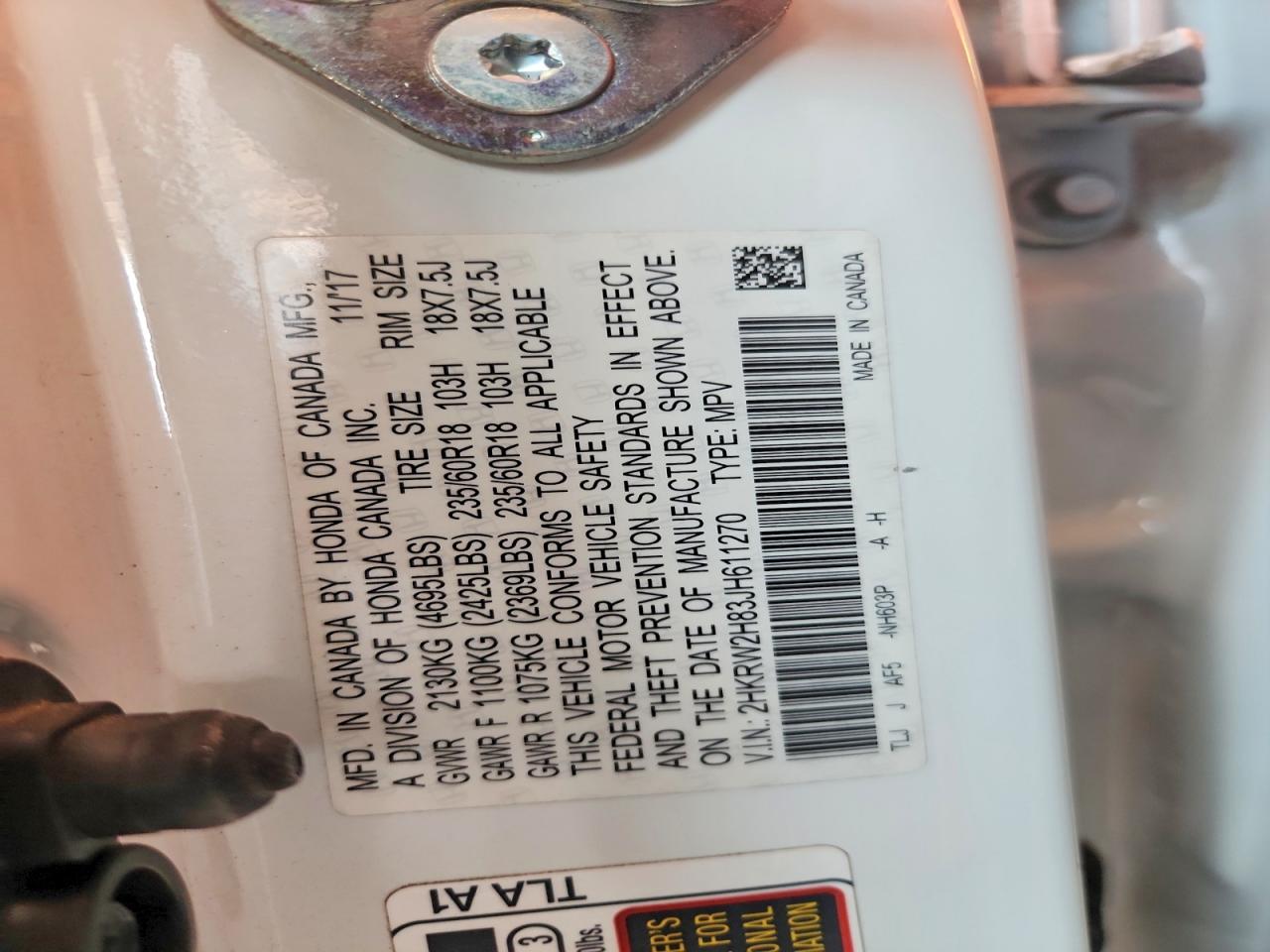 Honda Crv Exl