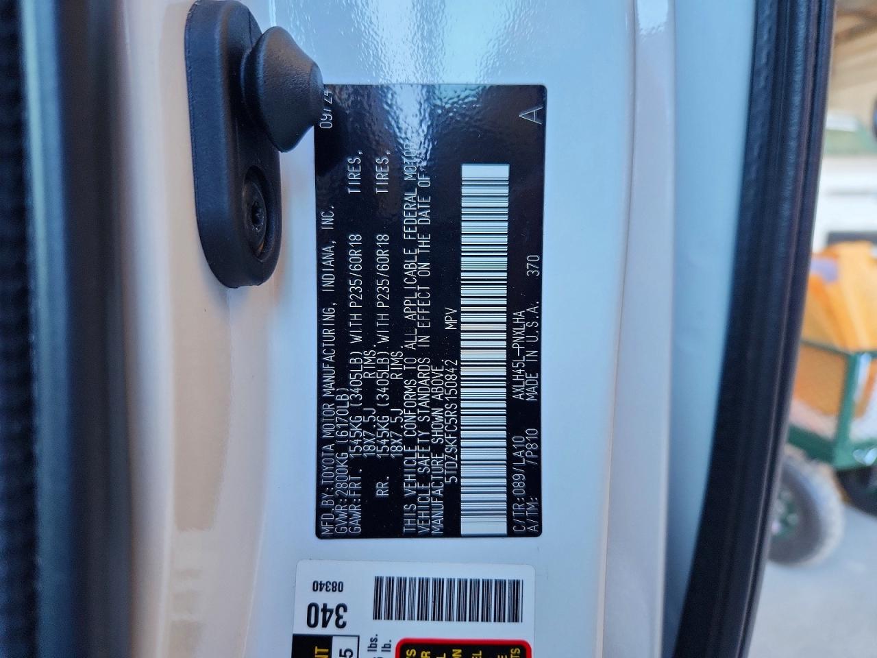 Toyota Sienna Limited 7-passenger