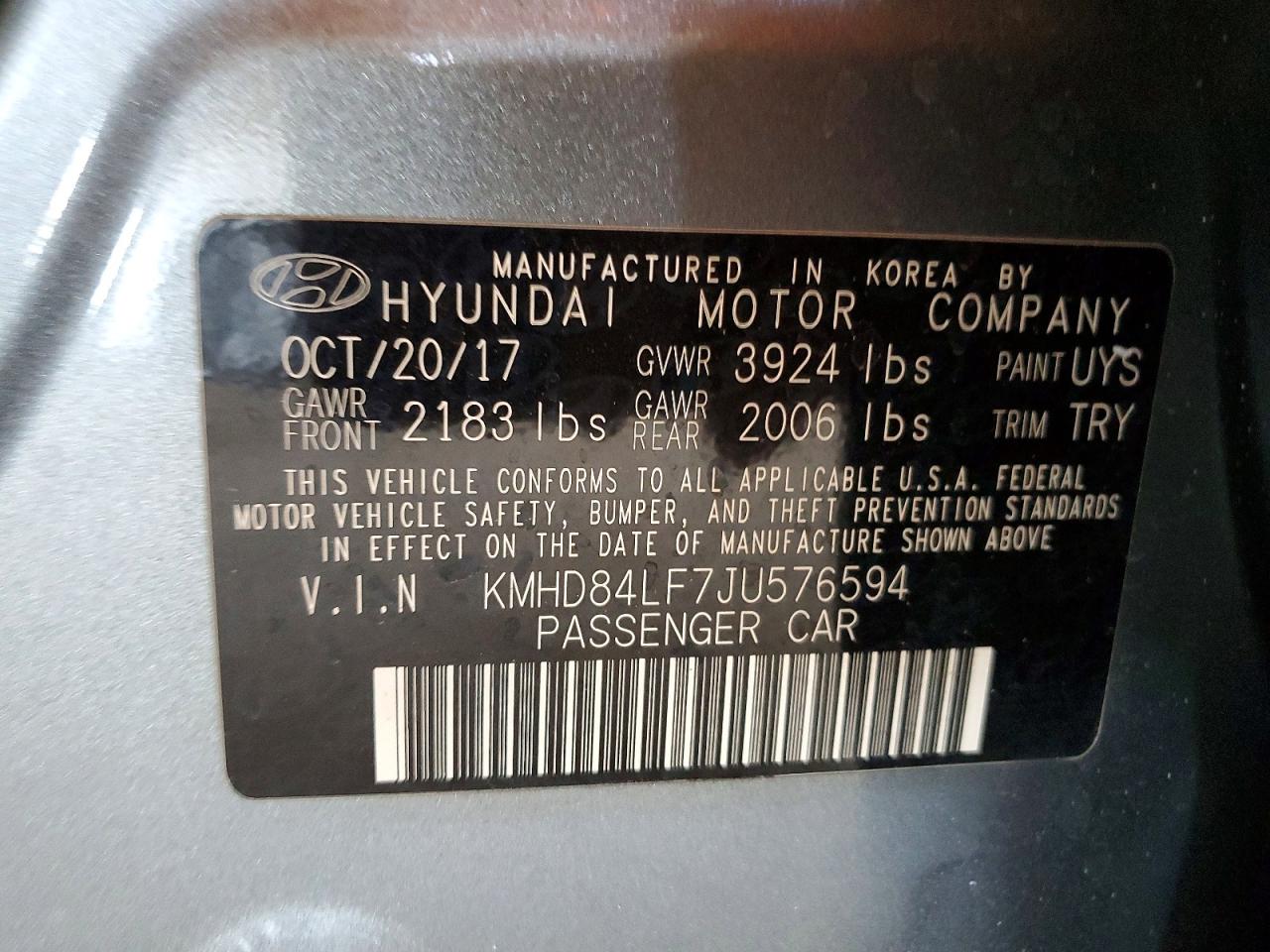 Hyundai ELANTRA Sel