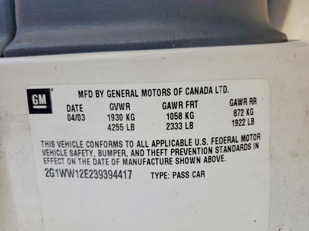 Chevrolet Monte Carlo Ls