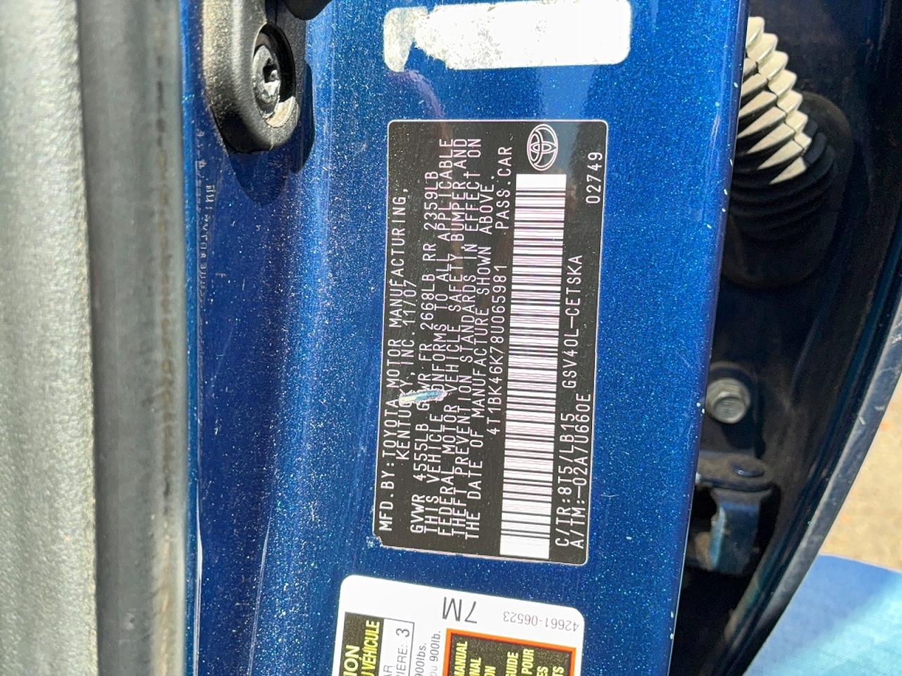 Toyota Camry Se V6