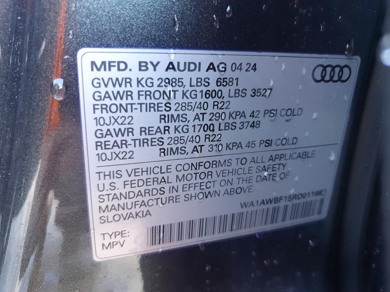 Audi Sq Premium Plus