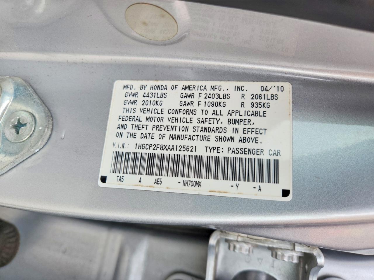 Honda Accord Exl