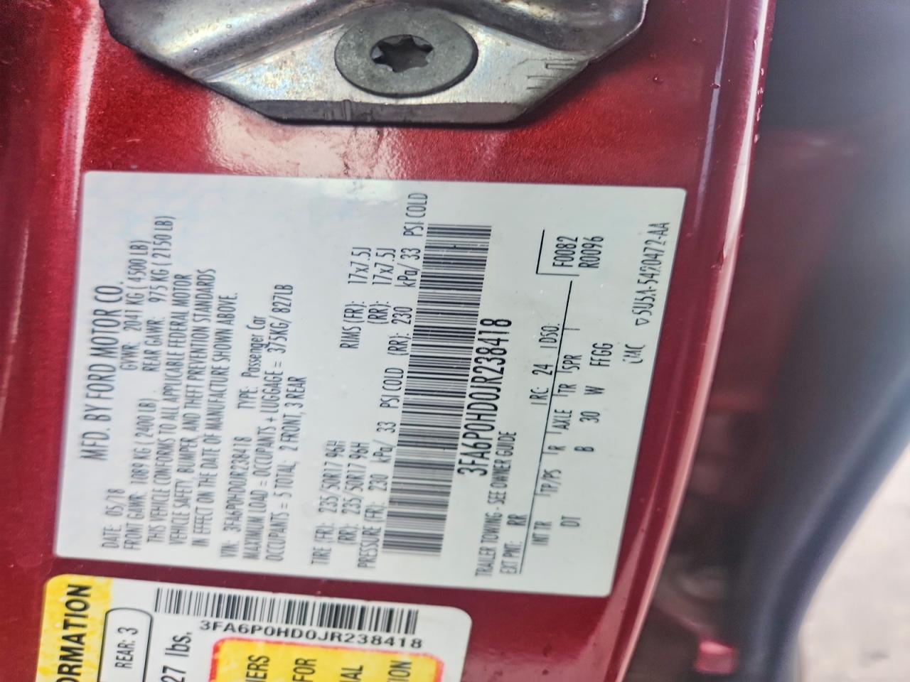 Ford Fusion Se