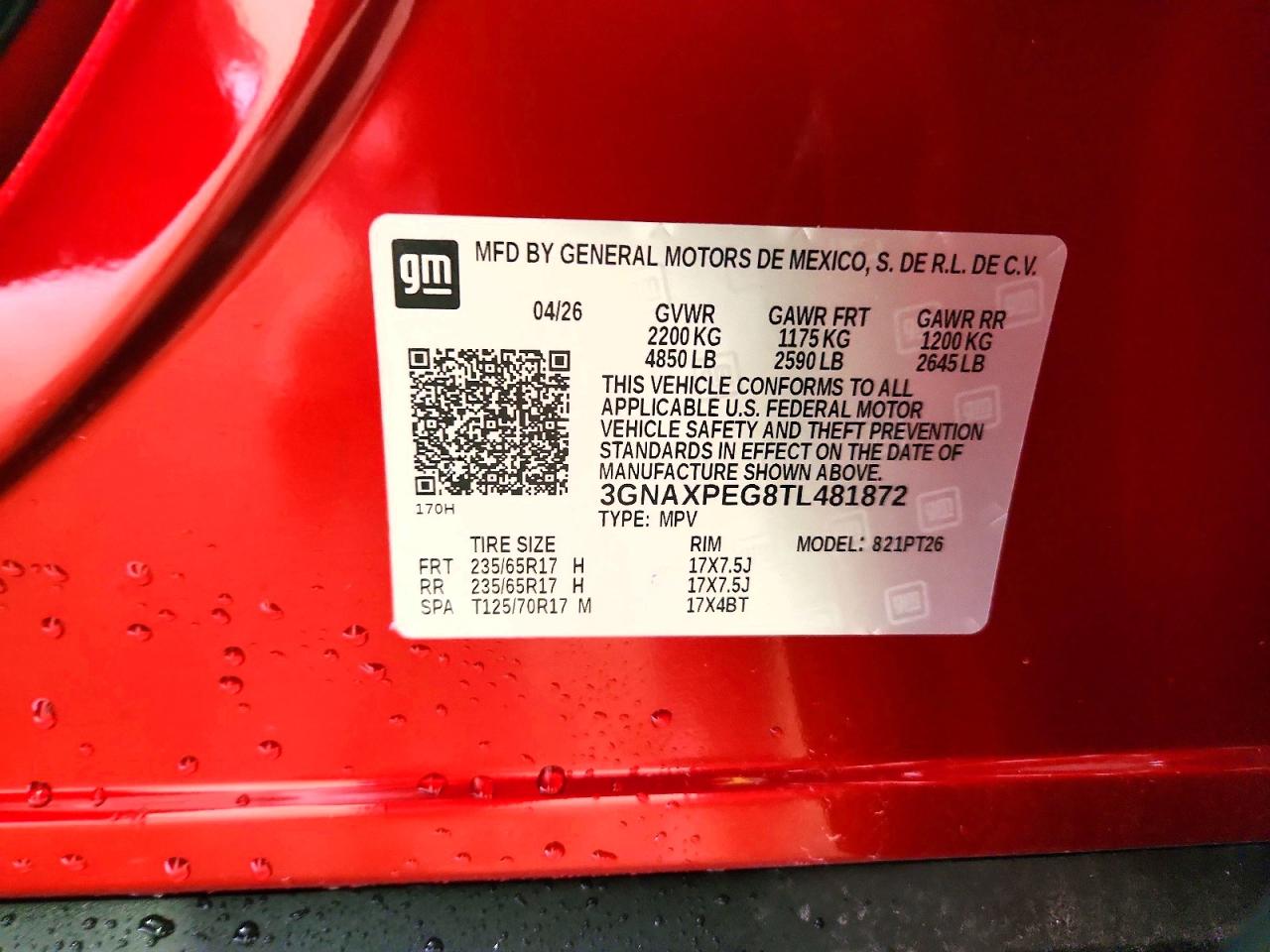Chevrolet Equinox Lt