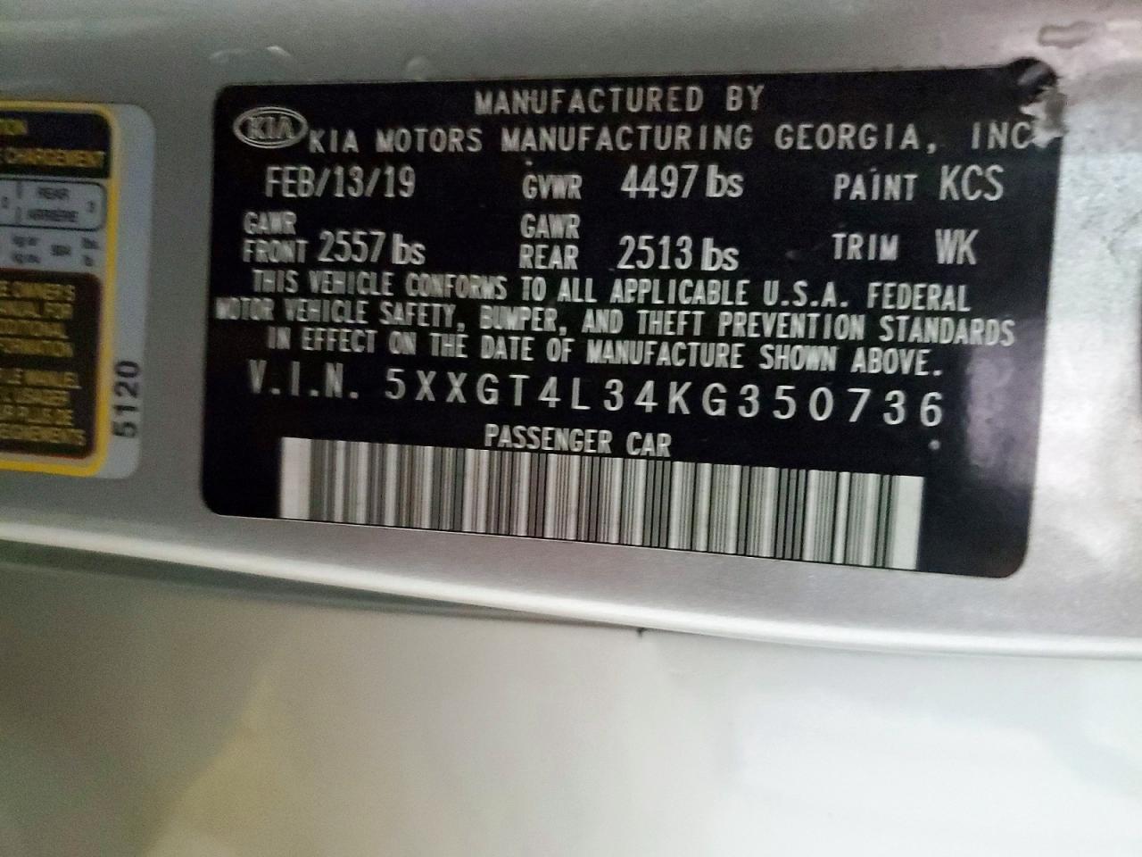 Kia Optima Lx