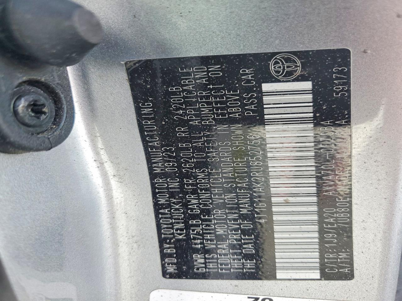 Toyota Camry Se