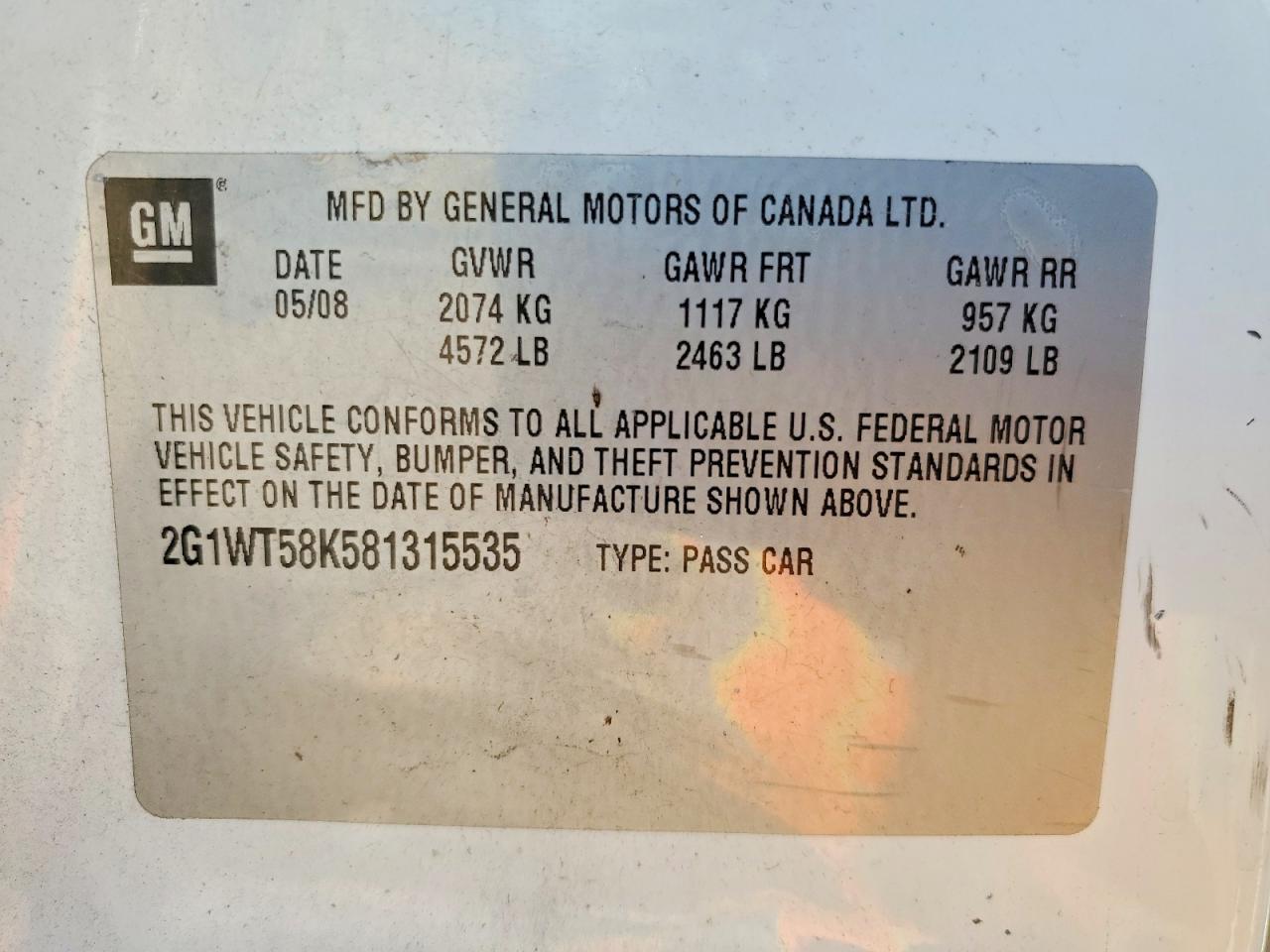 Chevrolet Impala Lt
