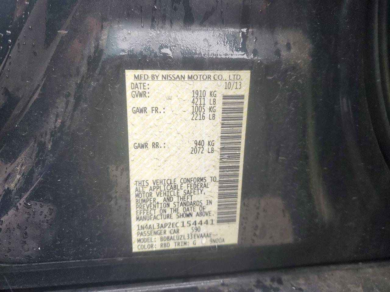 Nissan Altima 2.5 Sv