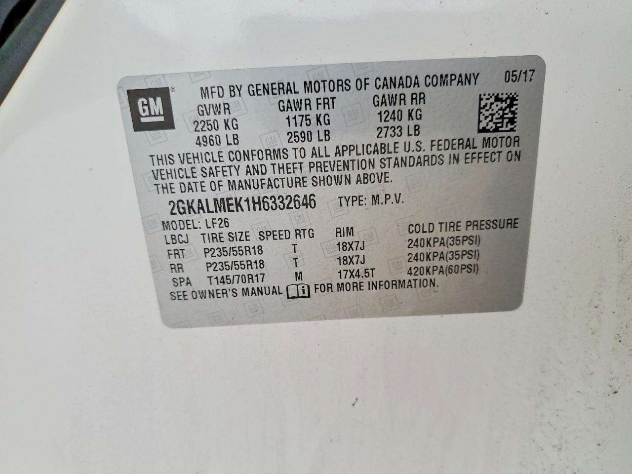 GMC Terrain Sle