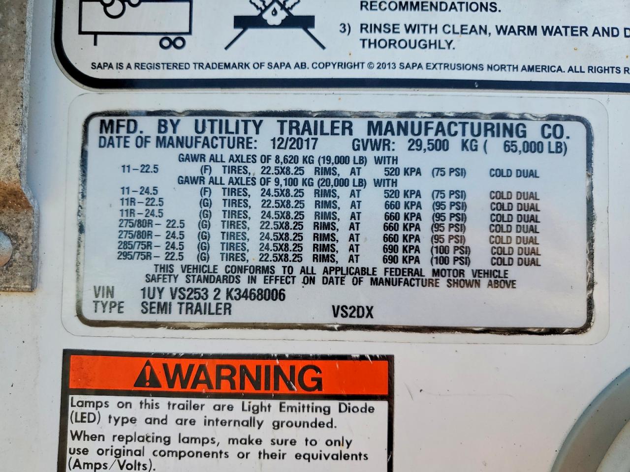 Utility Semi Trail