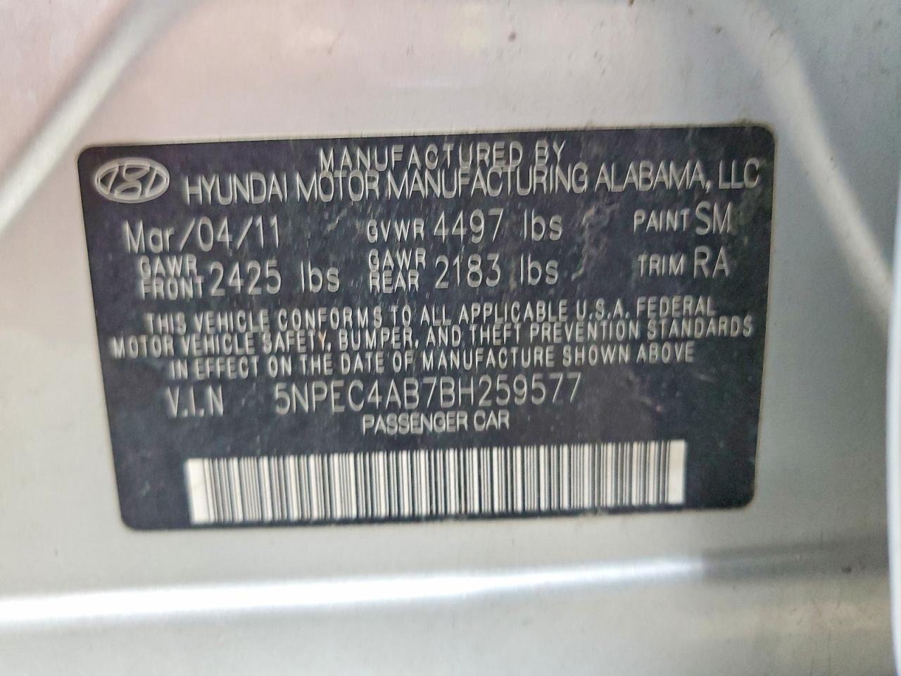 Hyundai SONATA Limited 2.0t