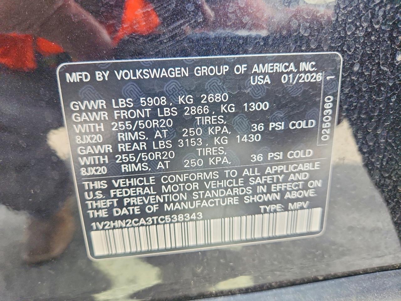 Volkswagen Atlas Se
