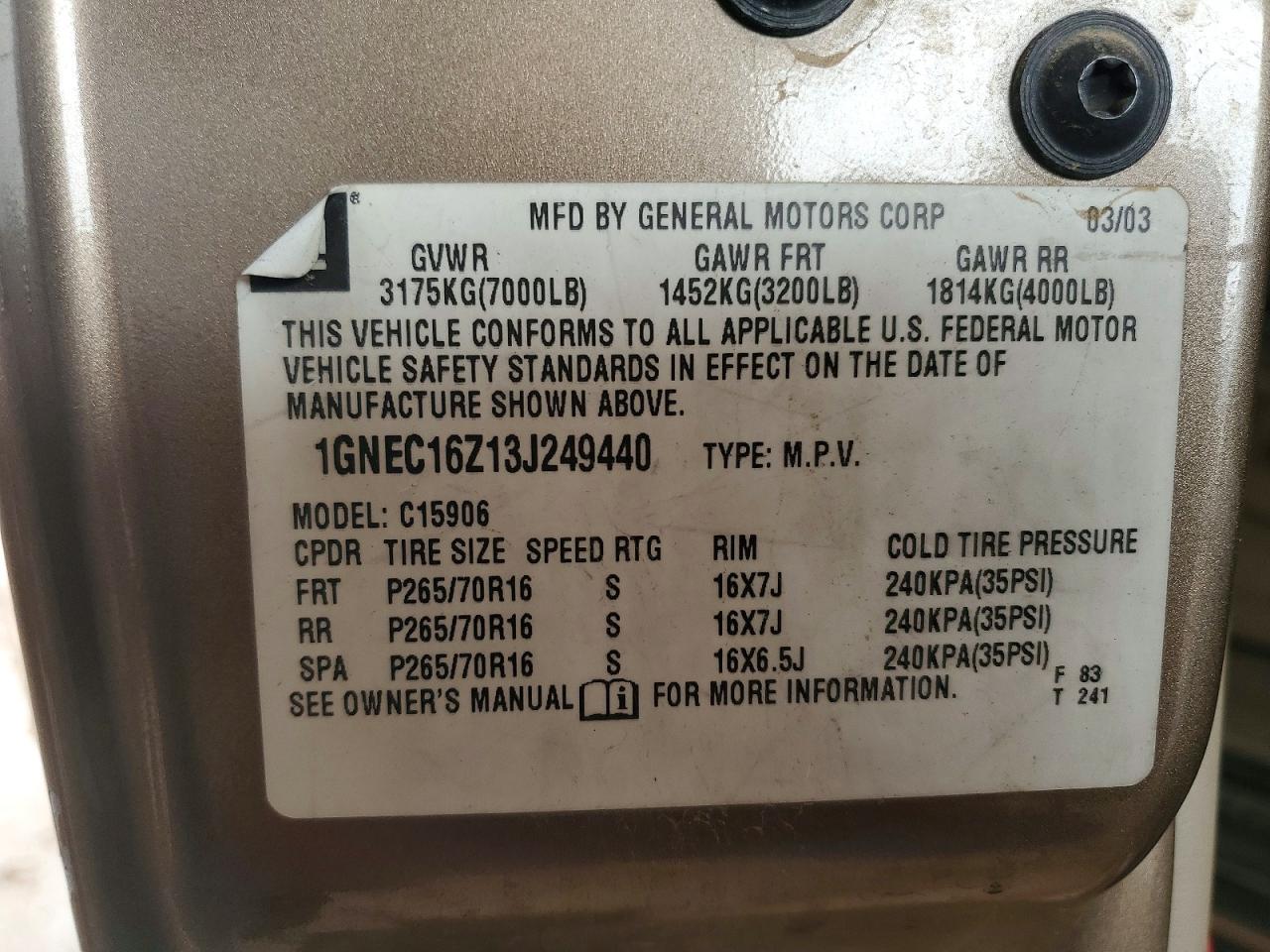 Chevrolet Suburban C1500