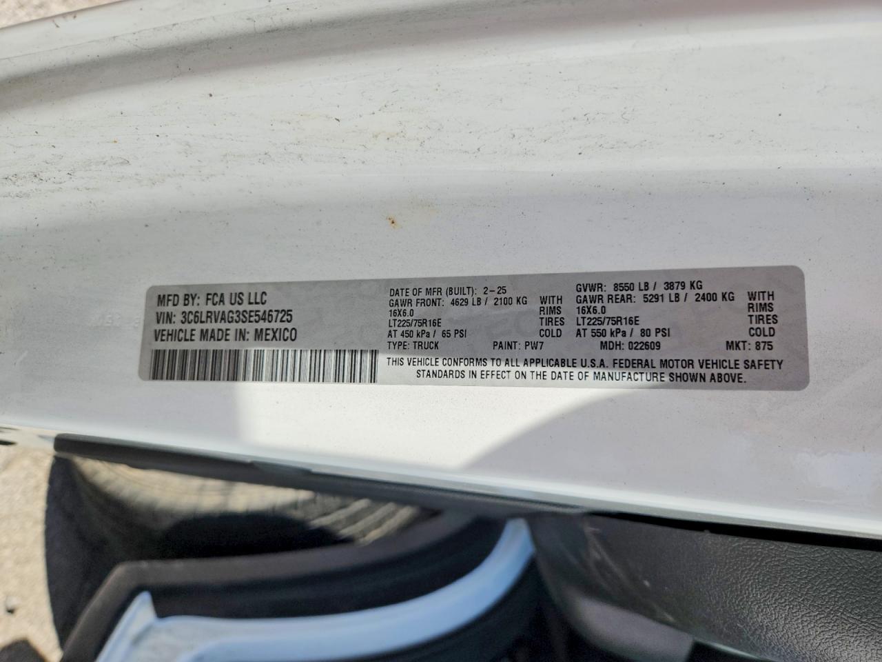 Ram Promaster 1500 Standard