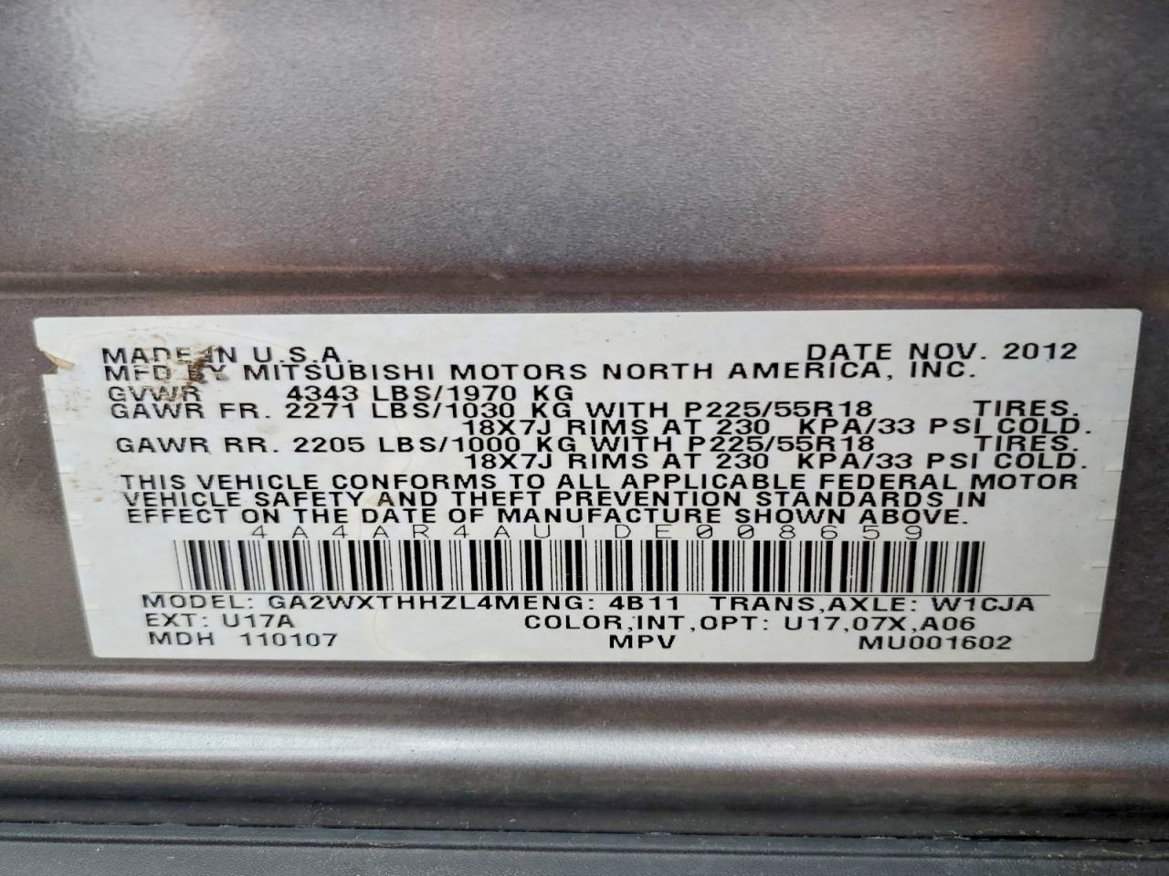 Mitsubishi Outlander Se