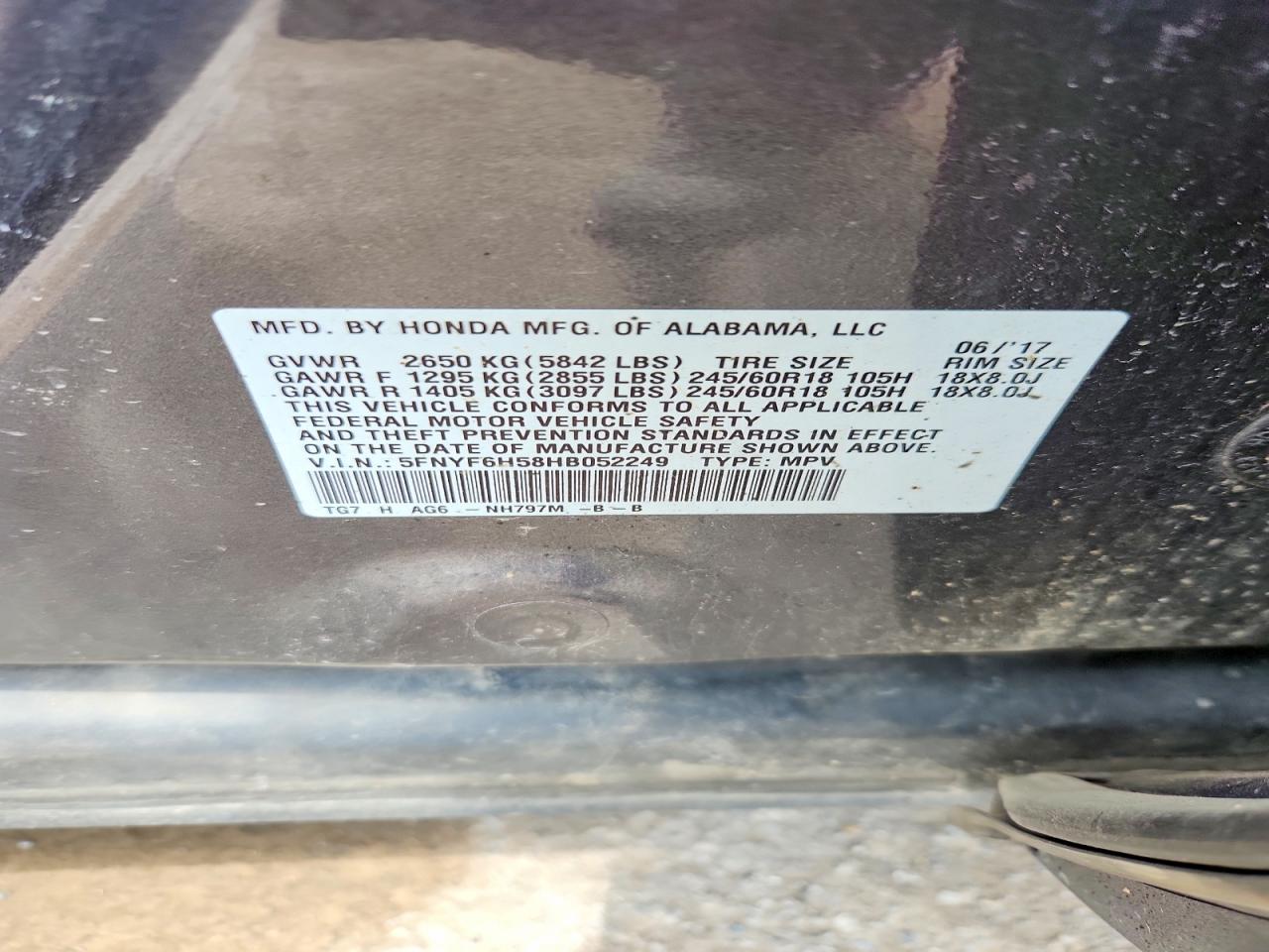 Honda Pilot Exl