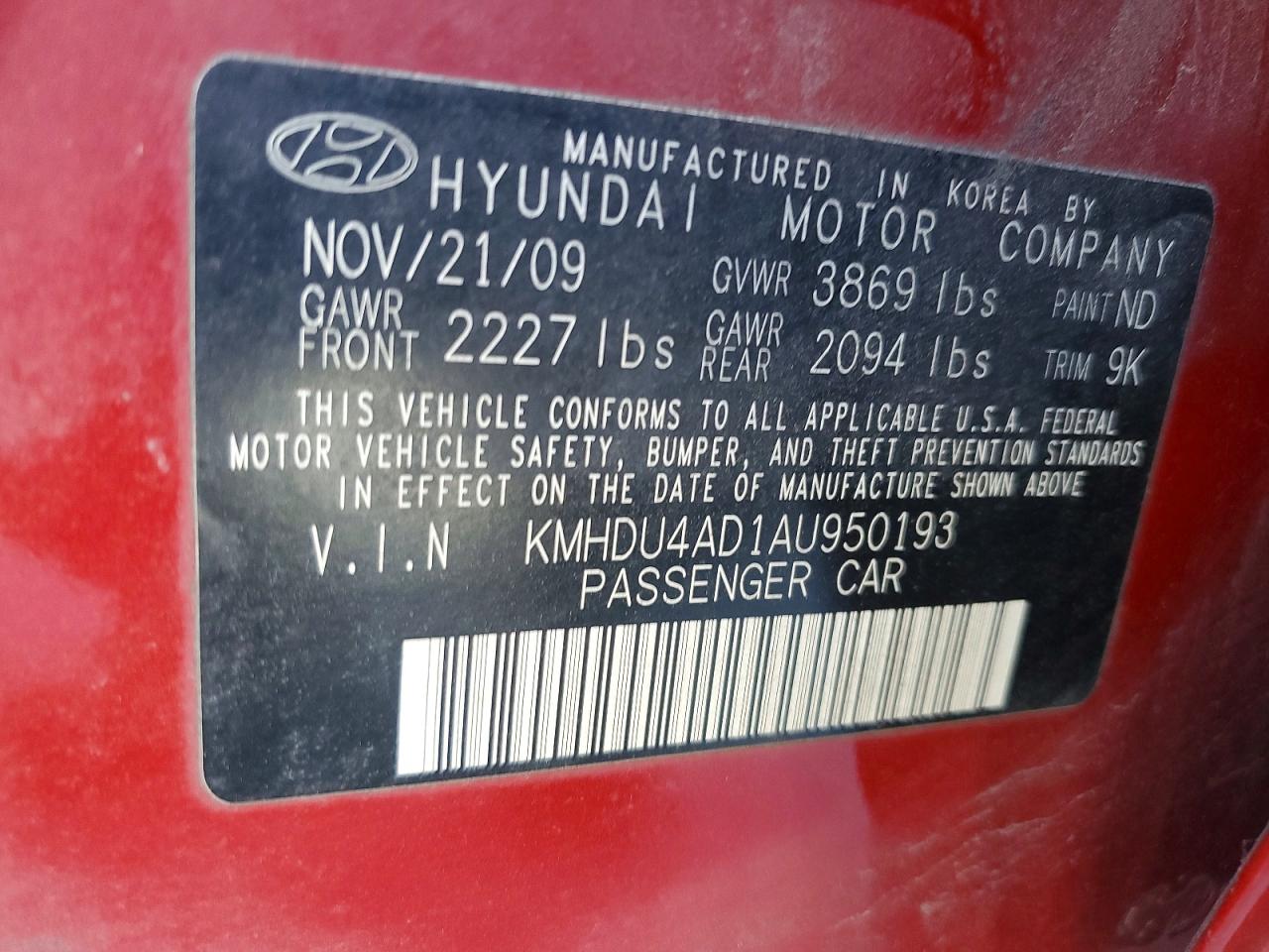 Hyundai ELANTRA Gls