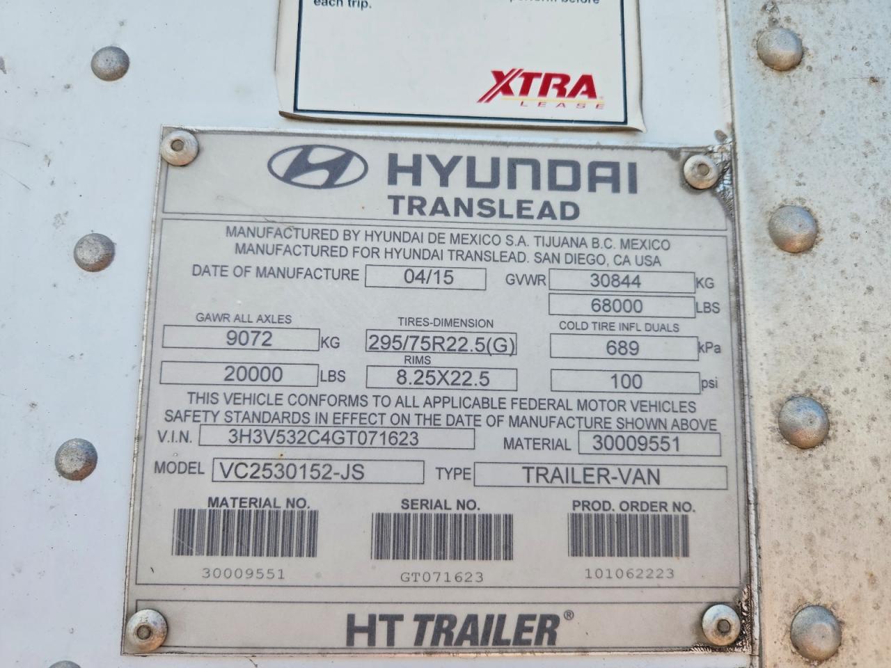 Hyundai Translead Inc Other