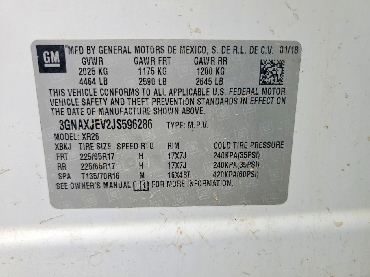 Chevrolet Equinox Lt