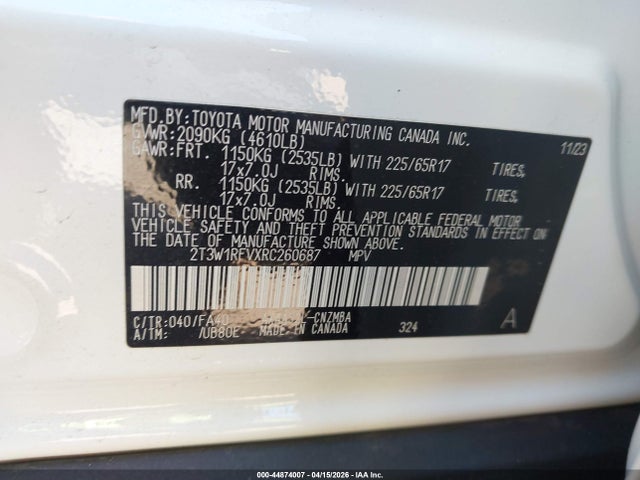 Toyota RAV4 Xle
