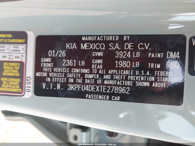 Kia K4 Ex