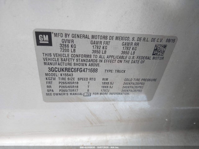 Chevrolet Silverado 1500 2lt