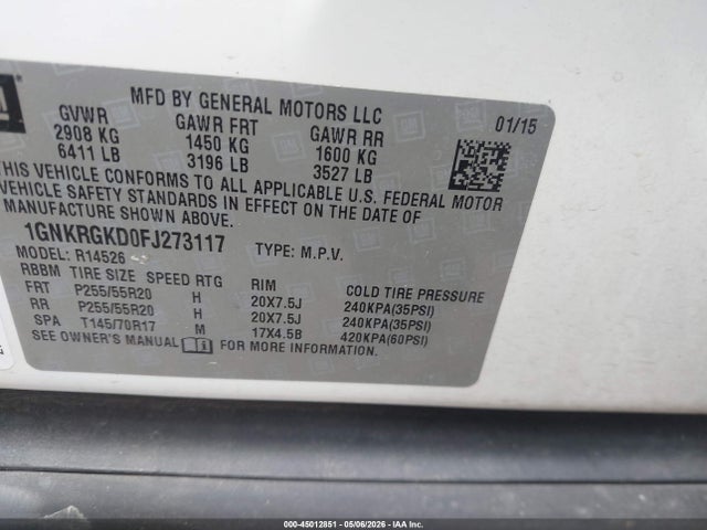 Chevrolet Traverse 1lt