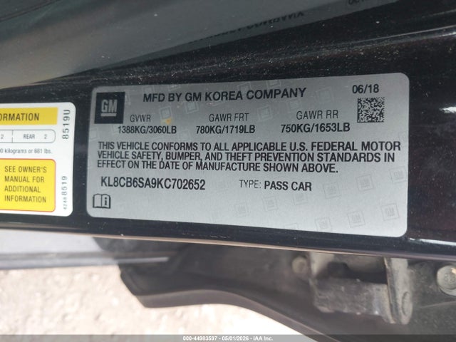 Chevrolet Spark Ls Cvt