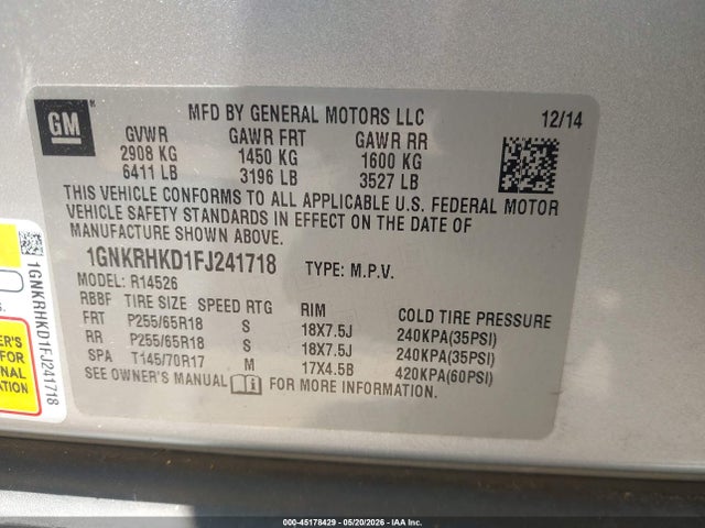Chevrolet Traverse 2lt