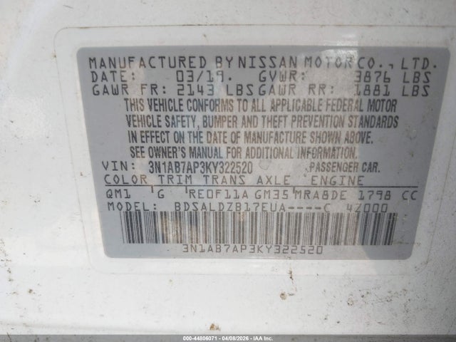 Nissan Sentra Sv