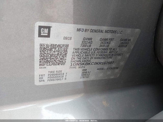 Chevrolet Tahoe Lt