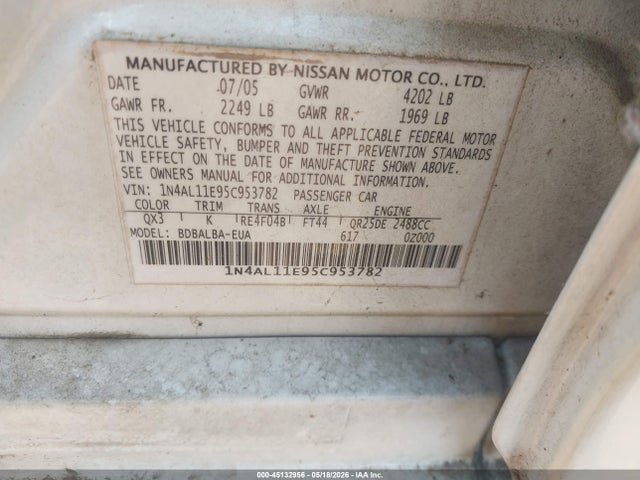 Nissan Altima 2.5 S