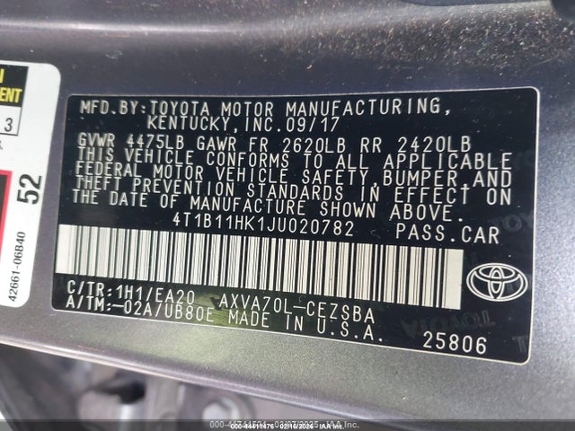 Toyota Camry Se
