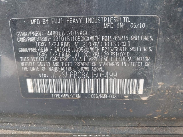 Subaru Forester 2.5x