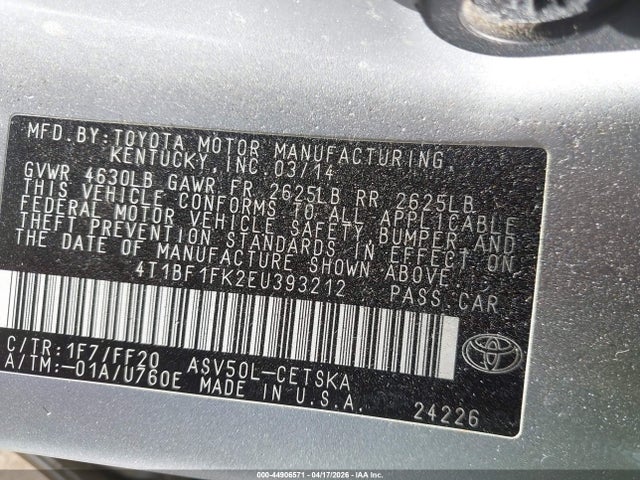 Toyota Camry Se