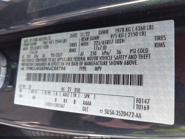 Ford Escape Se