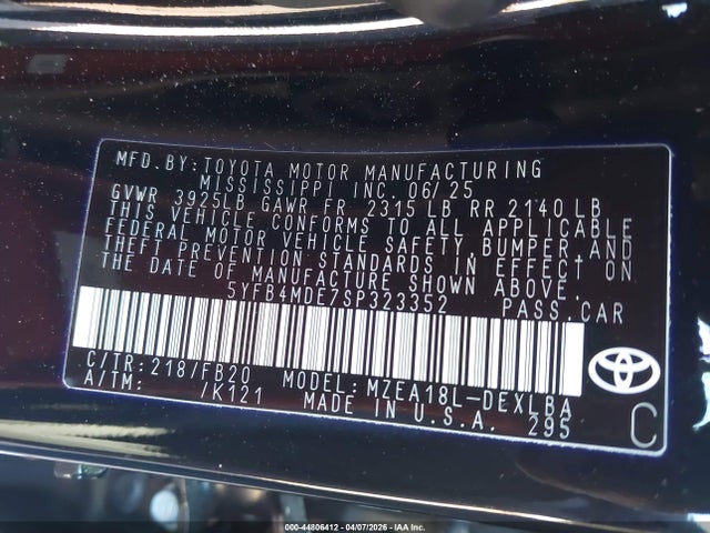 Toyota Corolla Le
