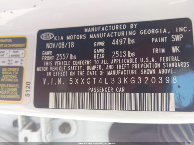 Kia Optima Lx