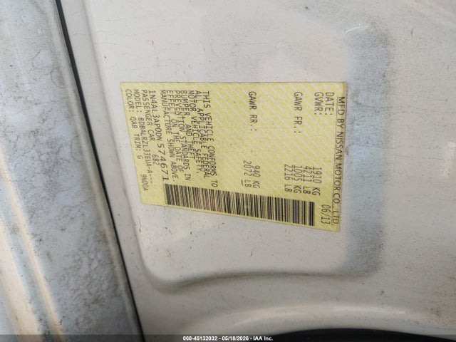Nissan Altima 2.5 S